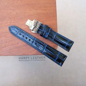 alligator-black-blue-watch-strap