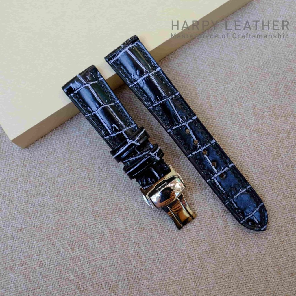 White alligator watch strap cheap