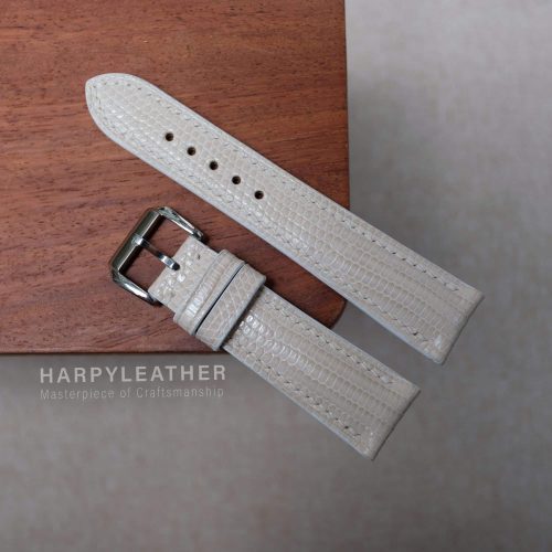 creamy-white-lizard-leather-watch-strap