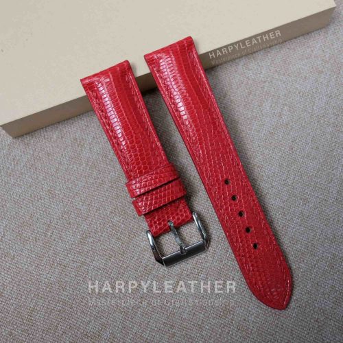 red-lizard-leather-watch-strap