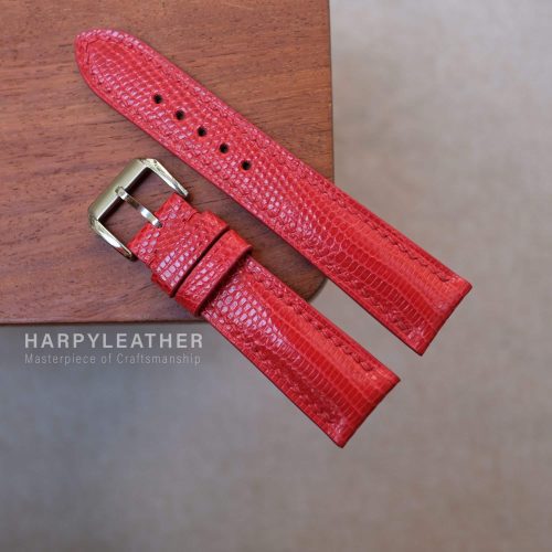 red-lizard-leather-watch-strap