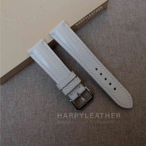 white-lizard-leather-watch-strap