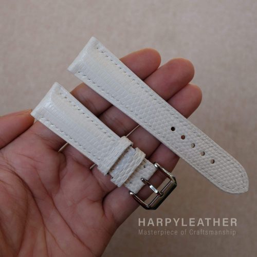 white-lizard-leather-watch-strap