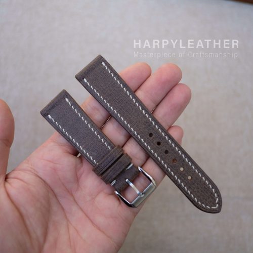 Brown babele flat watch strap 2