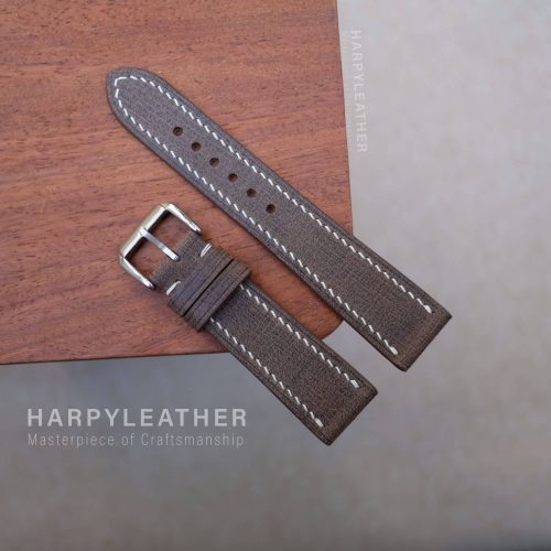 Brown babele flat watch strap 3