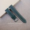Dark Green Babele Flat Watch Strap