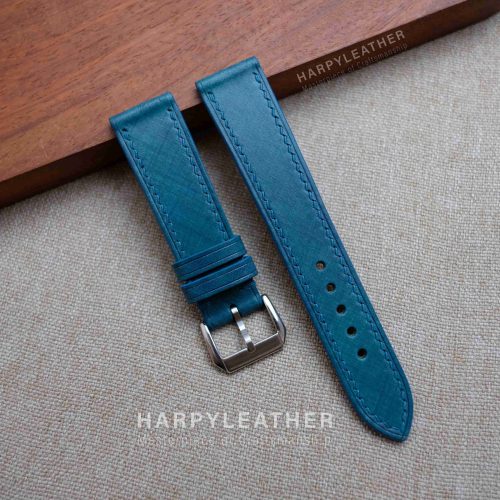 navy-green-mozart-flat-leather-watch-strap