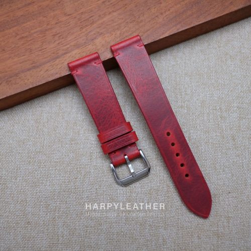 red-waxy-slim-watch-strap