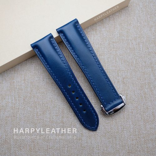 Navy-Blue-buttero-strap-omega-style-clasp