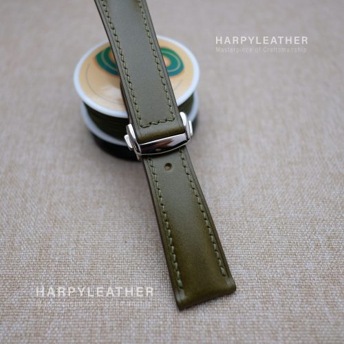 Olive-green-buttero-strap-omega-style-clasp