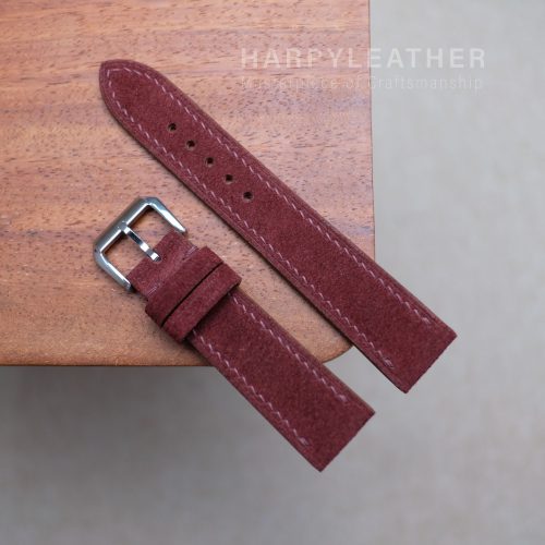 Boudeaux suede flat watch strap 3