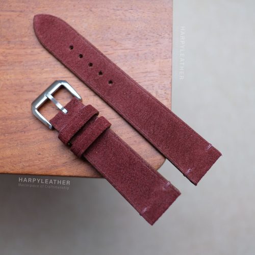 Boudeaux suede slim watch strap 2