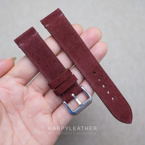 Boudeaux suede slim watch strap 3