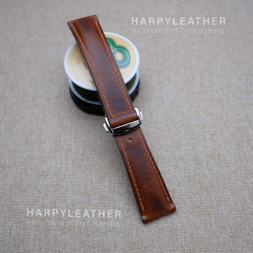 Brown waxy strap style clasp 4