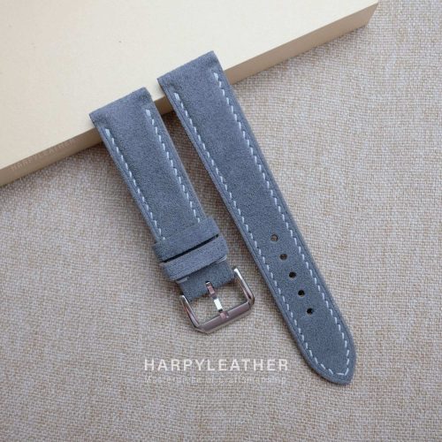 Gray-suede-watch-strap