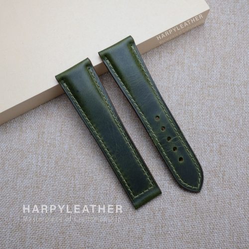 Green-waxy-strap-omega-style-clasp