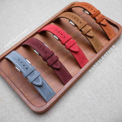 Suede Flat watch strap 2