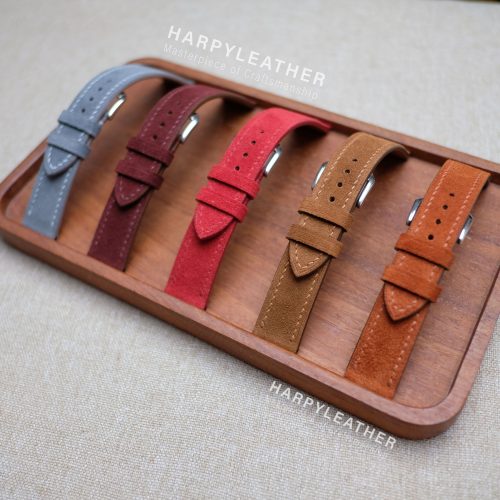 Suede Flat watch strap 3