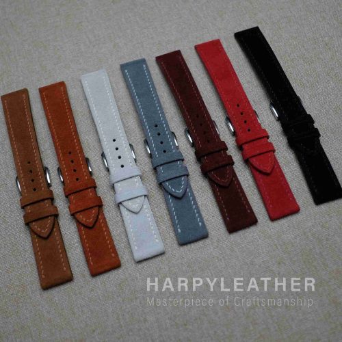 Suede Flat watch strap 4