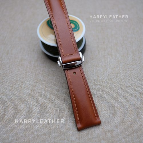 brown buttero strap omega style clasp 2