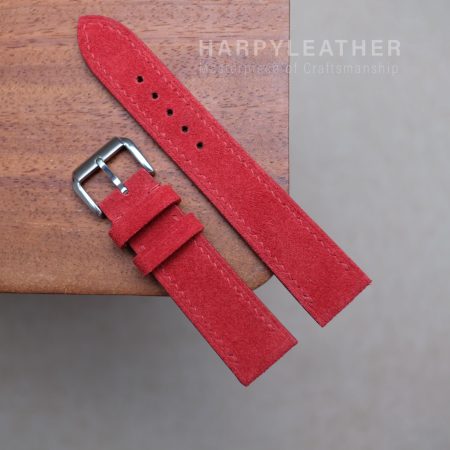 red-suede-flatwatch-strap