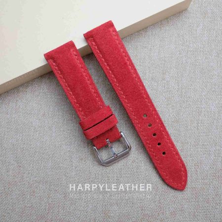 red-suede-leather-watch-strap