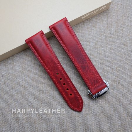 red-waxy-strap-omega-style-clasp