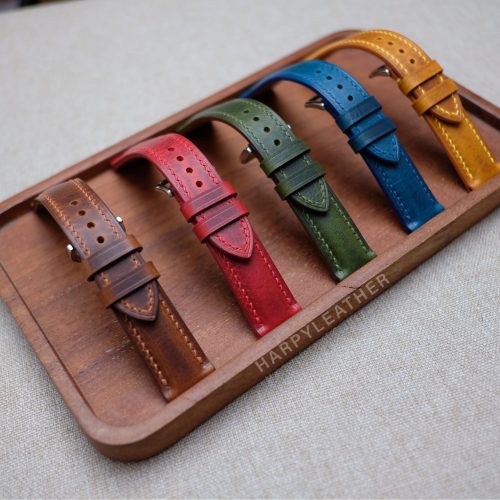 waxy leather watch strap 3