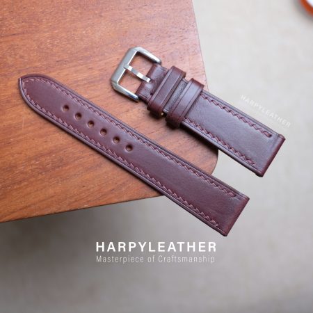 Bordeaux-museum-flat-leather-watch-strap