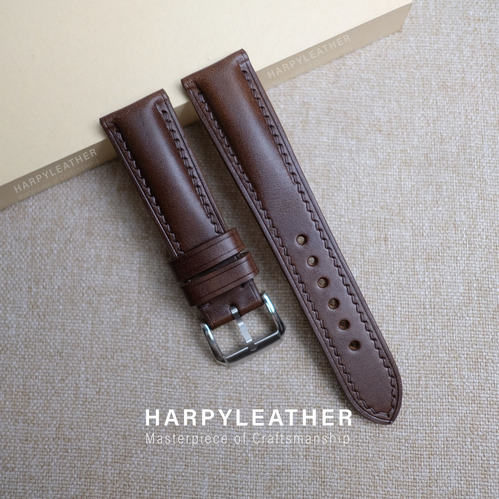 Dark brown Museum Watch Strap Dark-Brown-Museum-Watch-Strap