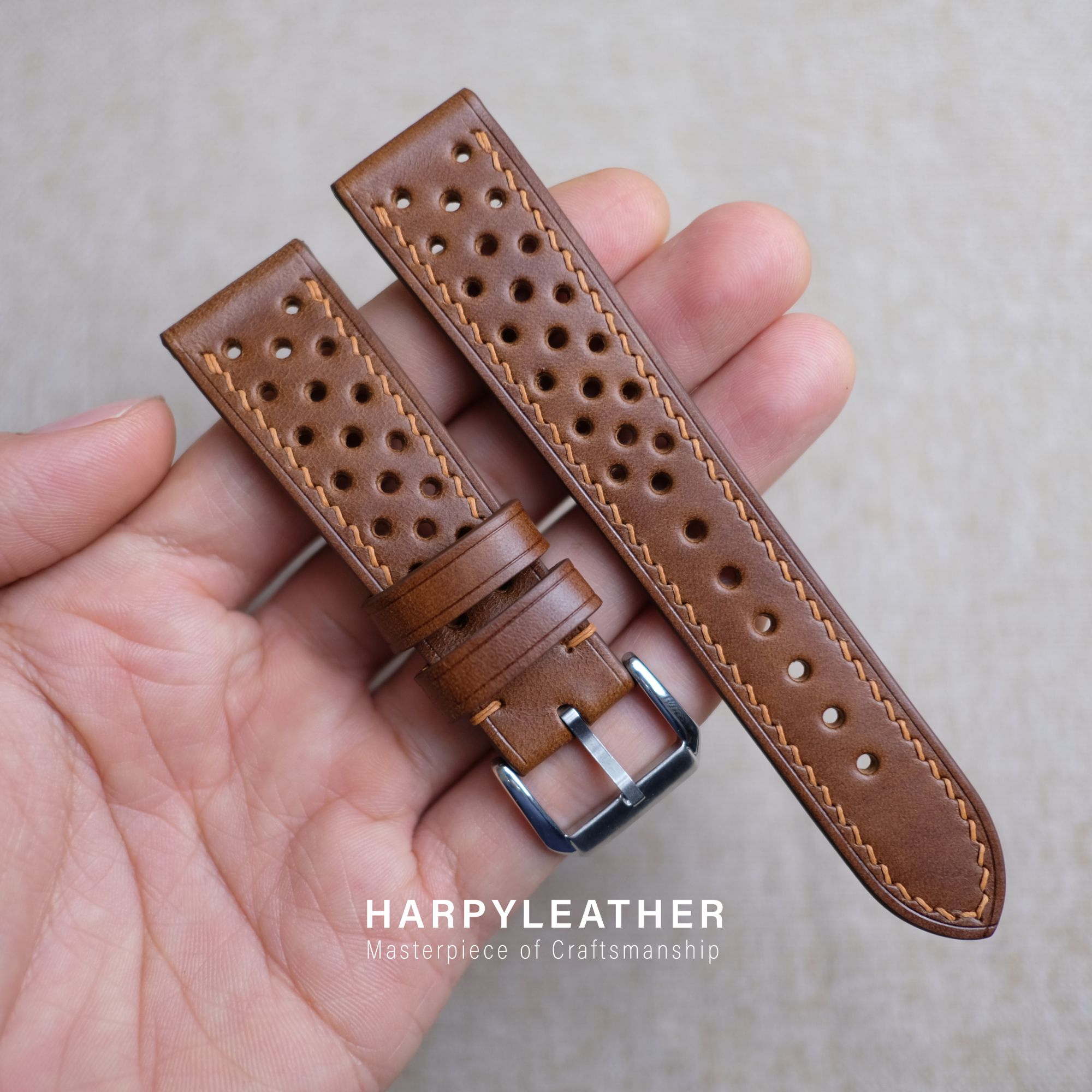 Whisky brown museum rally watch strap whisky-brown-museum-rally-leather-watch-strap