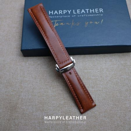 Chesnut-brown-museum-watch-strap-for-omega-